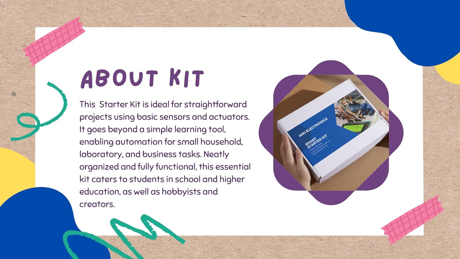 Smart Starter Kit for Uno R3 Compatible with Arduino IDE Smart Starter Kit for Uno R3 Compatible with Arduino IDE
